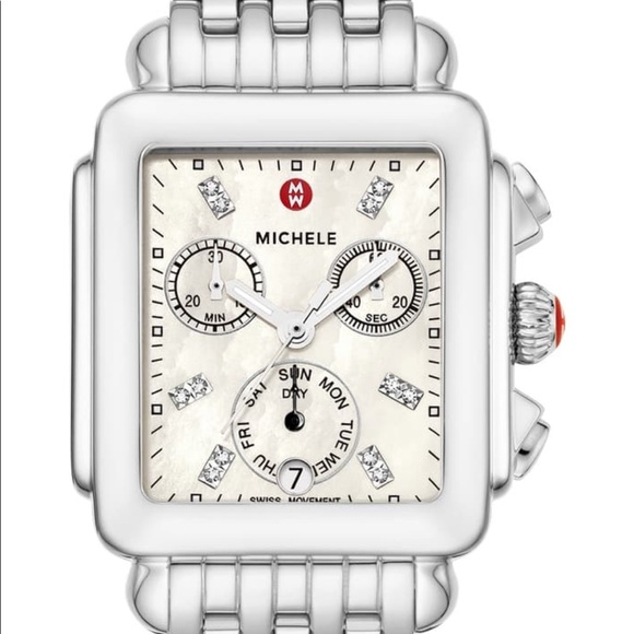 Michele Deco Diamond Dial Watch - One size - Picture 11 of 11